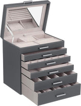 Elegant 6-Tier Multi-Drawer Jewelry Organizer