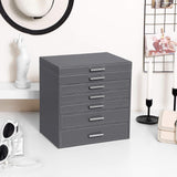 Elegant 6-Tier Multi-Drawer Jewelry Organizer