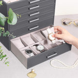 Elegant 6-Tier Multi-Drawer Jewelry Organizer