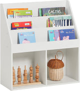 Children's 3-Tier Storage Shelf with 2 Open Compartments