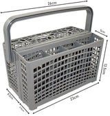 Universal 2-in-1 Cutlery Basket for Dishwashers (24 x 13 x 13 cm)