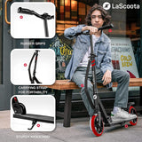 Lascoota Pulse Kick Push Commuter Scooter Teen Adult Black