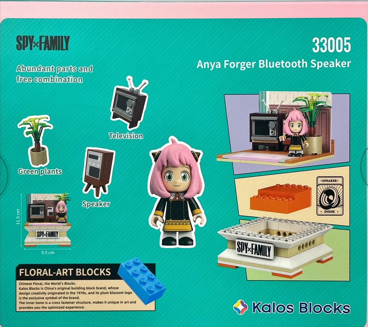 Anya Forger Bluetooth Speaker Building Block Set from Spy X Family