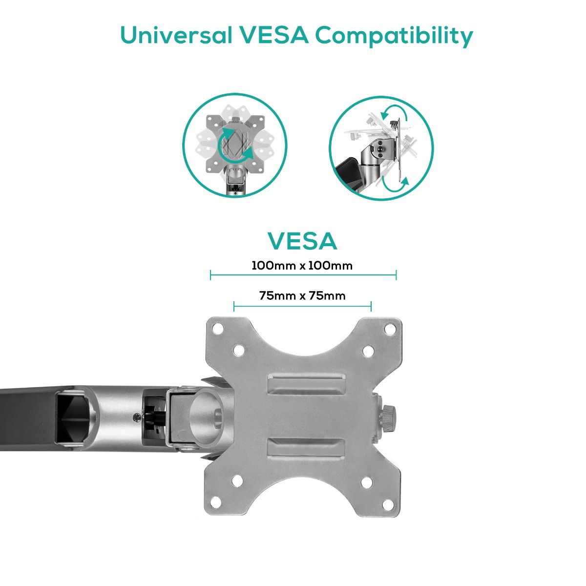 activiva Heavy Duty Single Monitor Screen Gas Spring Monitor Arm