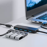 mbeat 4-Port USB 3.0 Hub with USB-C DC Port