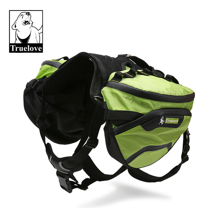 Neon Yellow Dog Backpack Harness