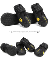 Weatherproof Dog Booties - Black Size 8