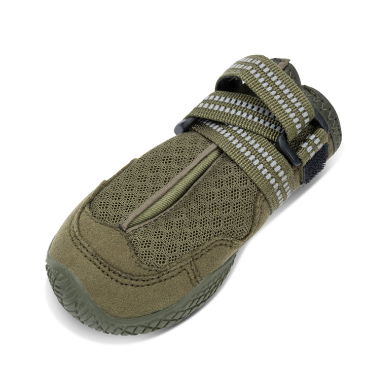 Whinhyepet Weatherproof Dog Boots in Army Green - Size 1