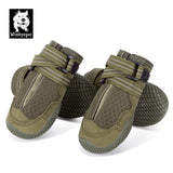 Whinhyepet Weatherproof Dog Boots in Army Green - Size 1