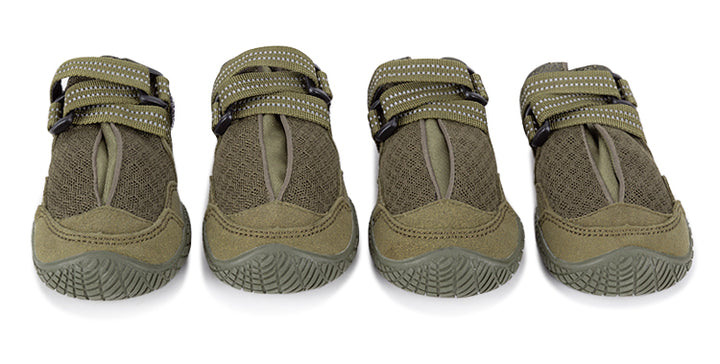 Whinhyepet Weatherproof Dog Booties in Army Green - Size 2