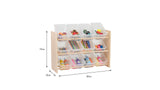 Jooyes Kids 3 Tier Toy Storage Rack Organiser Display Shelf With Bins