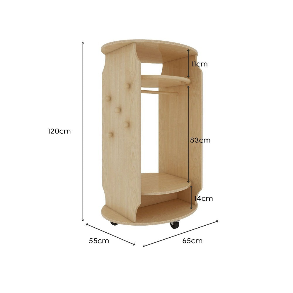 Jooyes Role Play Costume Dress Up Trolley with Mirror