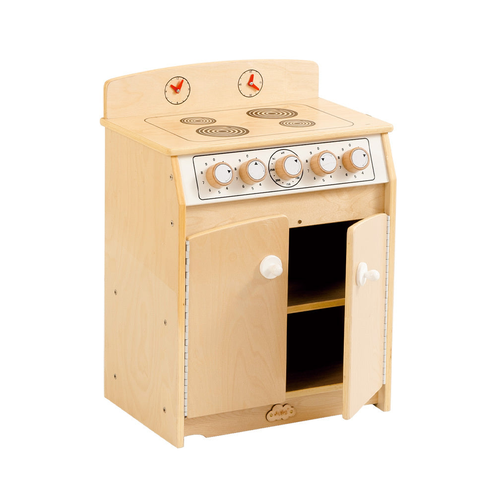 Jooyes Kids Wooden Play Kitchen Stove - H65cm