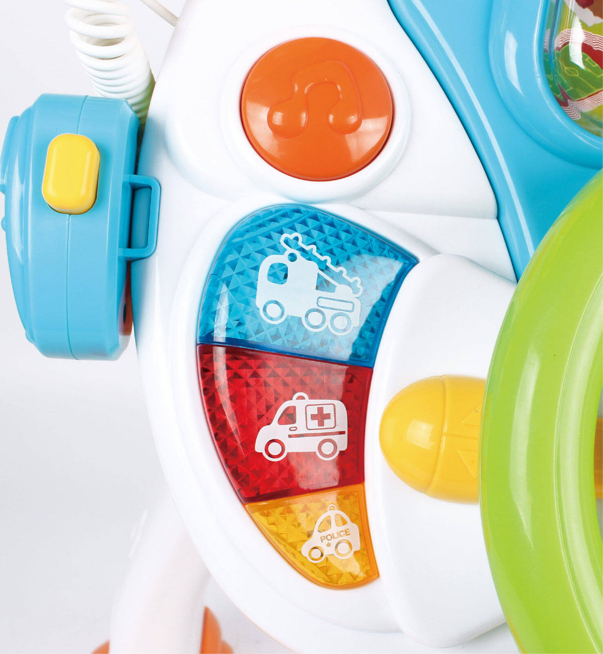 Interactive Baby Driving Simulation Toy with Music and Lights for Sensory Play