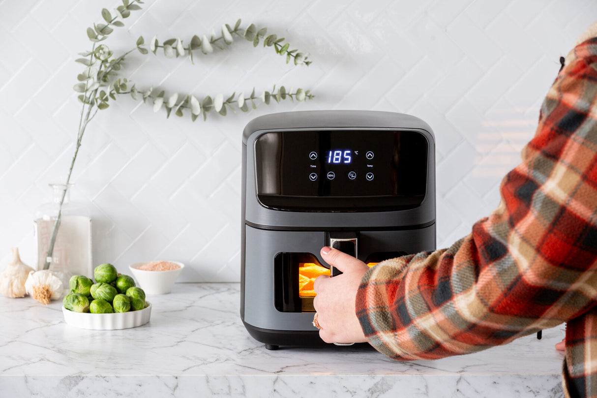 5L Touchscreen Air Fryer with Transparent Cooking Window