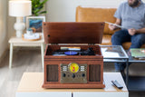 Vinyl, Turntable, Wireless Streaming + CD Player in 1 Retro Music Centre