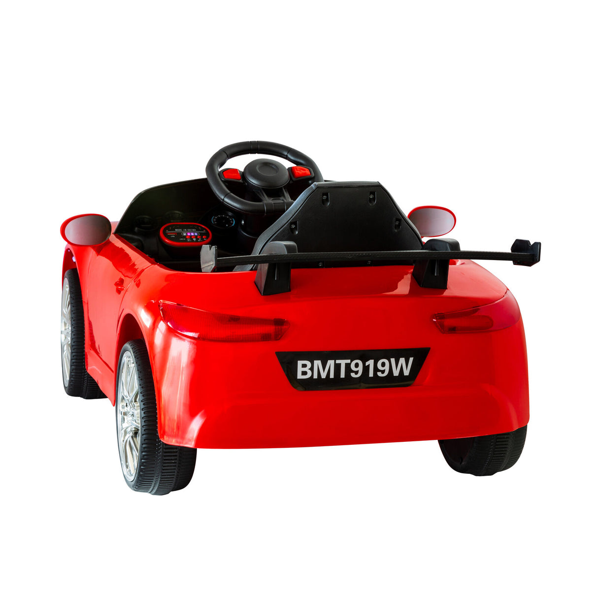 Sleek Red Mercedes-Style Electric Ride-On Car with Parental Remote Control