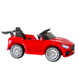 Sleek Red Mercedes-Style Electric Ride-On Car with Parental Remote Control