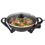 Large Electric Wok, Non-Stick, 4.5L Capacity, 240 C Max