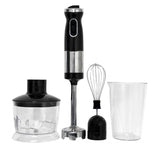 Compact Electric Hand Blender & Mixer Set (Black) - 700ml Capacity