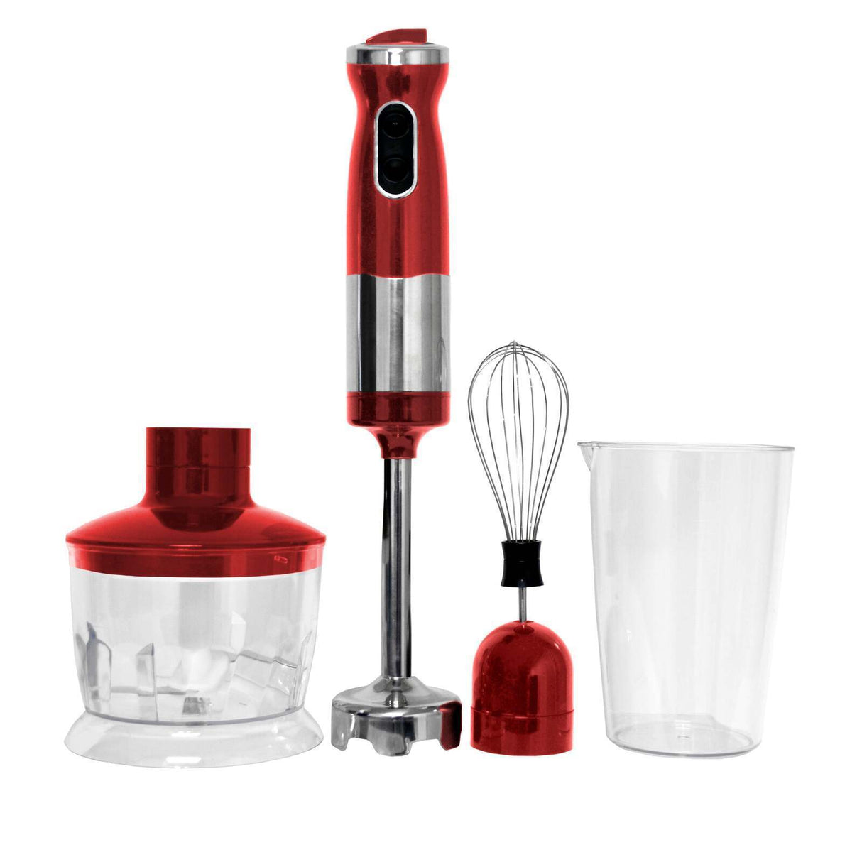 Compact Electric Hand Blender & Mixer Set (Black) - 700ml Capacity