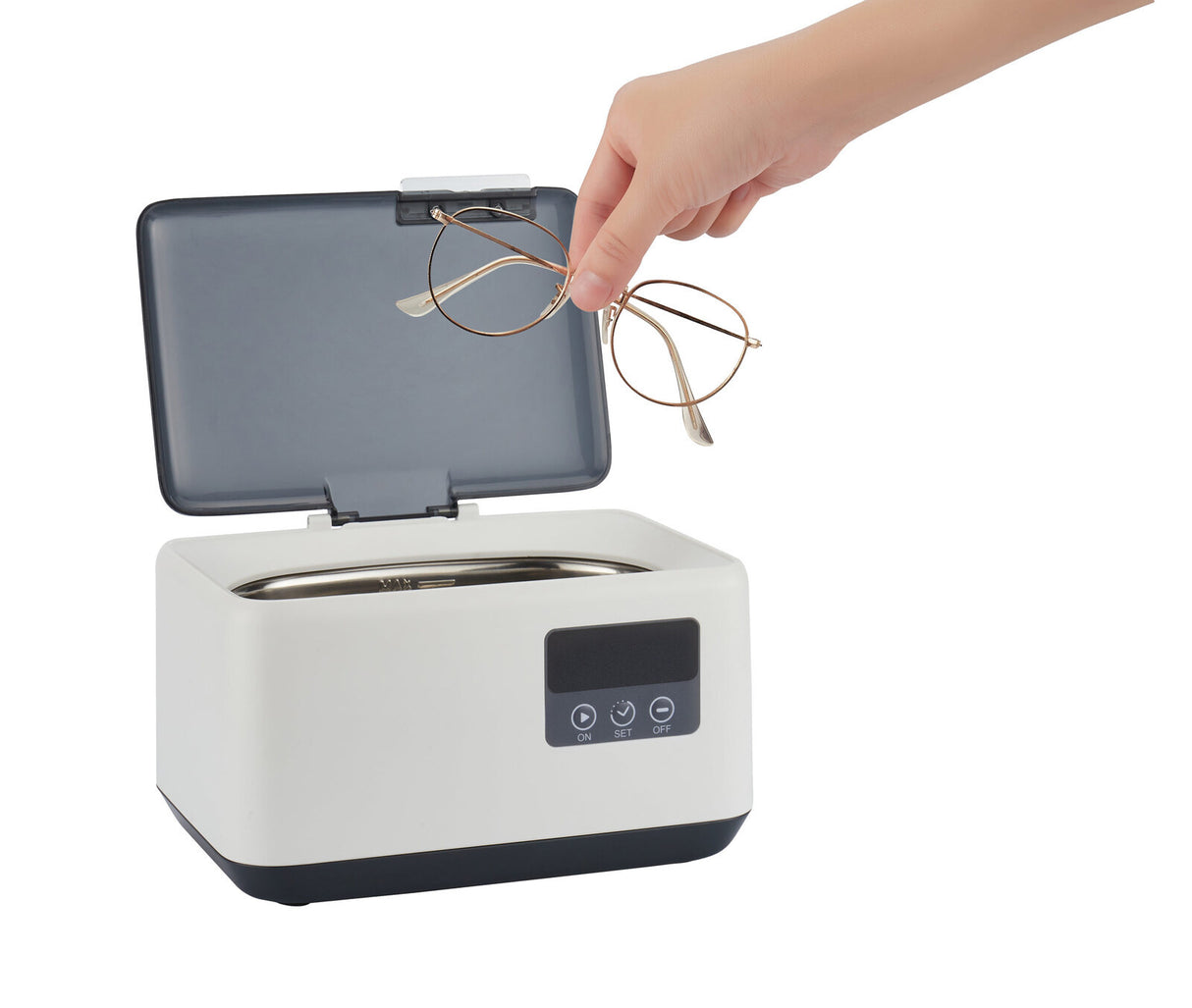 50W Ultrasonic Jewellery Cleaner, 4800HZ w/ 600ml Tank and LED Display