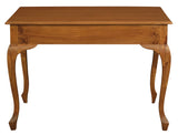 Queen Anne 2 Drawer Desk (Light Pecan)