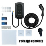 7kW 1 Phases EV Charging Station Touch Wallbox with App Control Vehicle Charger - Thumbnail Image