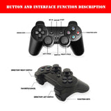 64G 15000+ Retro Classic Video Game Console Stick+2 Wireless Controller HDMI TV - Front View