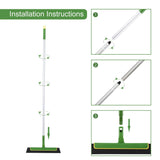 Green Floor Squeegee WiperBroom Floor Tile Cleaning Household Extendable Handle