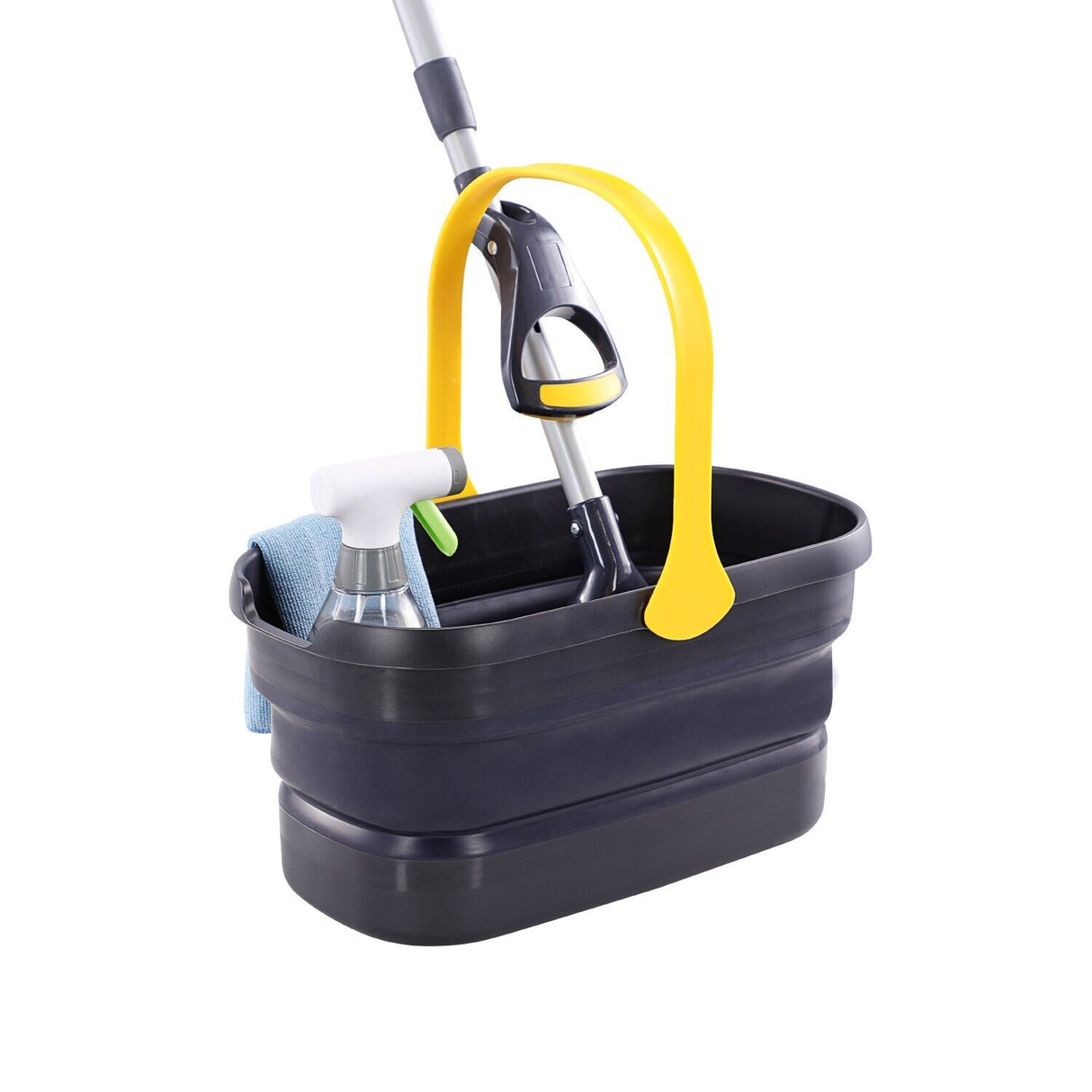 10L Washing/Storage Bucket Folding Portable Mop/Food/Drink Home/Outdoor Camping