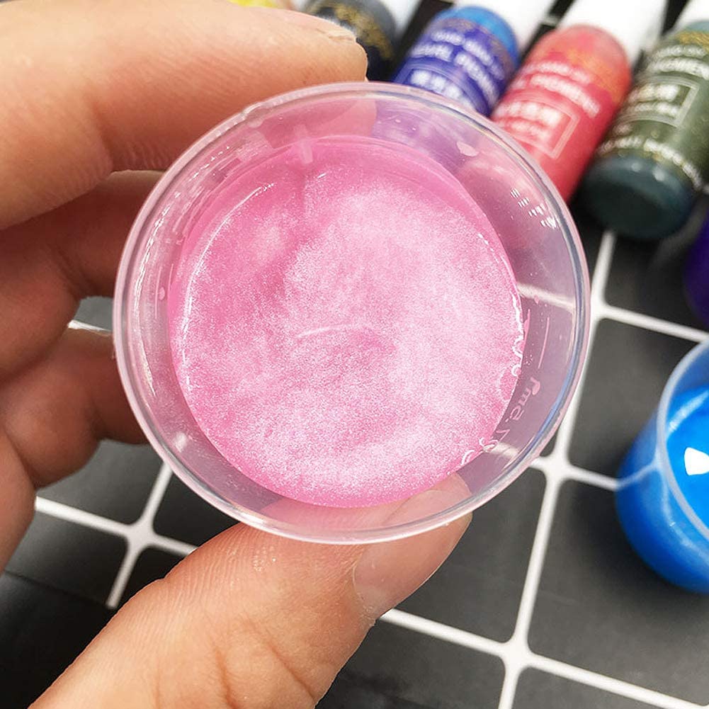 12PcS Resin Liquid Pigment Colorant Pearl Coloring Dye Epoxy Resin Colorant DIY