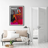 Fashionable Woman Canvas Wall Art - 100cm x 150cm with Black Frame