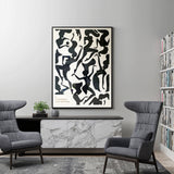 Jazz Festival Canvas Wall Art in Black Frame - 80cm x 120cm