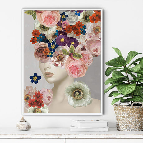 Canvas Art Print: "Foolish in Love" - 100cm x 150cm with White Floating Frame