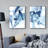 Saturday Night Canvas Wall Art Set - 80cm x 120cm with Black Frame