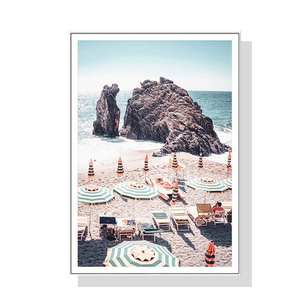 Framed Landscape Canvas Art Print - 90cm x 135cm with Floating Effect