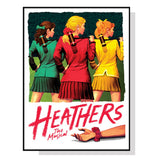 Heathers The Musical Canvas Art Print with Black Frame - 90cm x 135cm