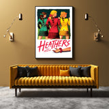 Heathers The Musical Canvas Art Print with Black Frame - 90cm x 135cm