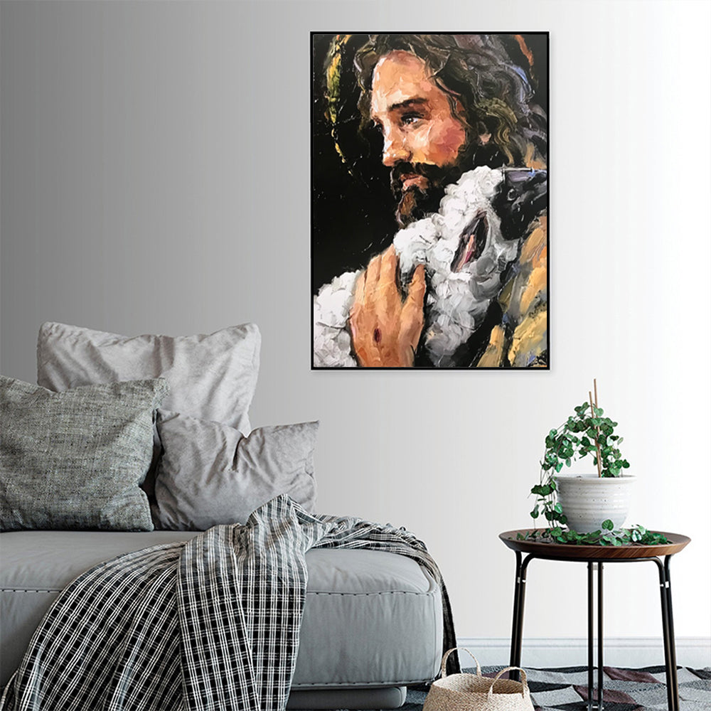 Back In His Arms - Framed Canvas Wall Art (90cm x 135cm)