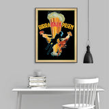 Birra Italia Pilsen Canvas Wall Art with Black Frame - 90cm x 135cm