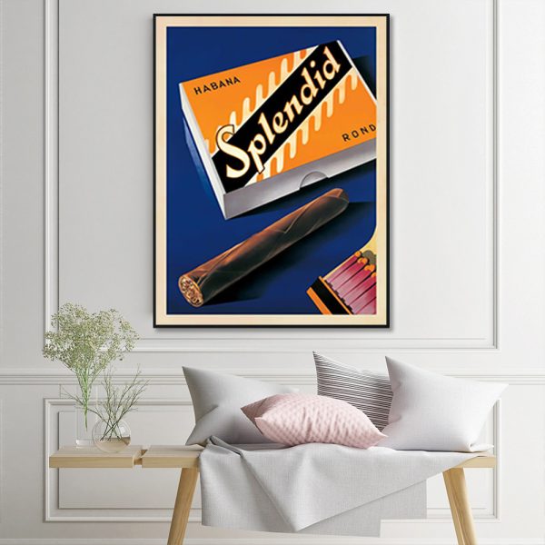 Elegant Black Framed Canvas Art - 90cm x 135cm