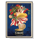 Cirio by Leonetto Cappiello - 90cm x 135cm Premium Canvas Wall Art with Elegant Black Frame