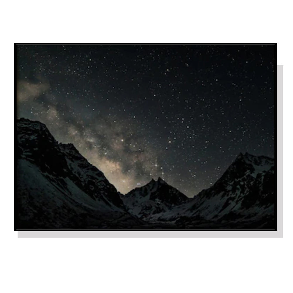 Night Court Canvas Art – 90cm x 135cm with Black Floating Frame