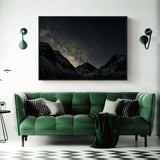 Night Court Canvas Art – 90cm x 135cm with Black Floating Frame