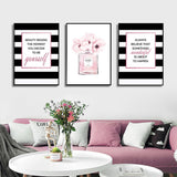 Framed 3-Piece Fashion Canvas Prints - 70cm x 100cm Wall Art Set