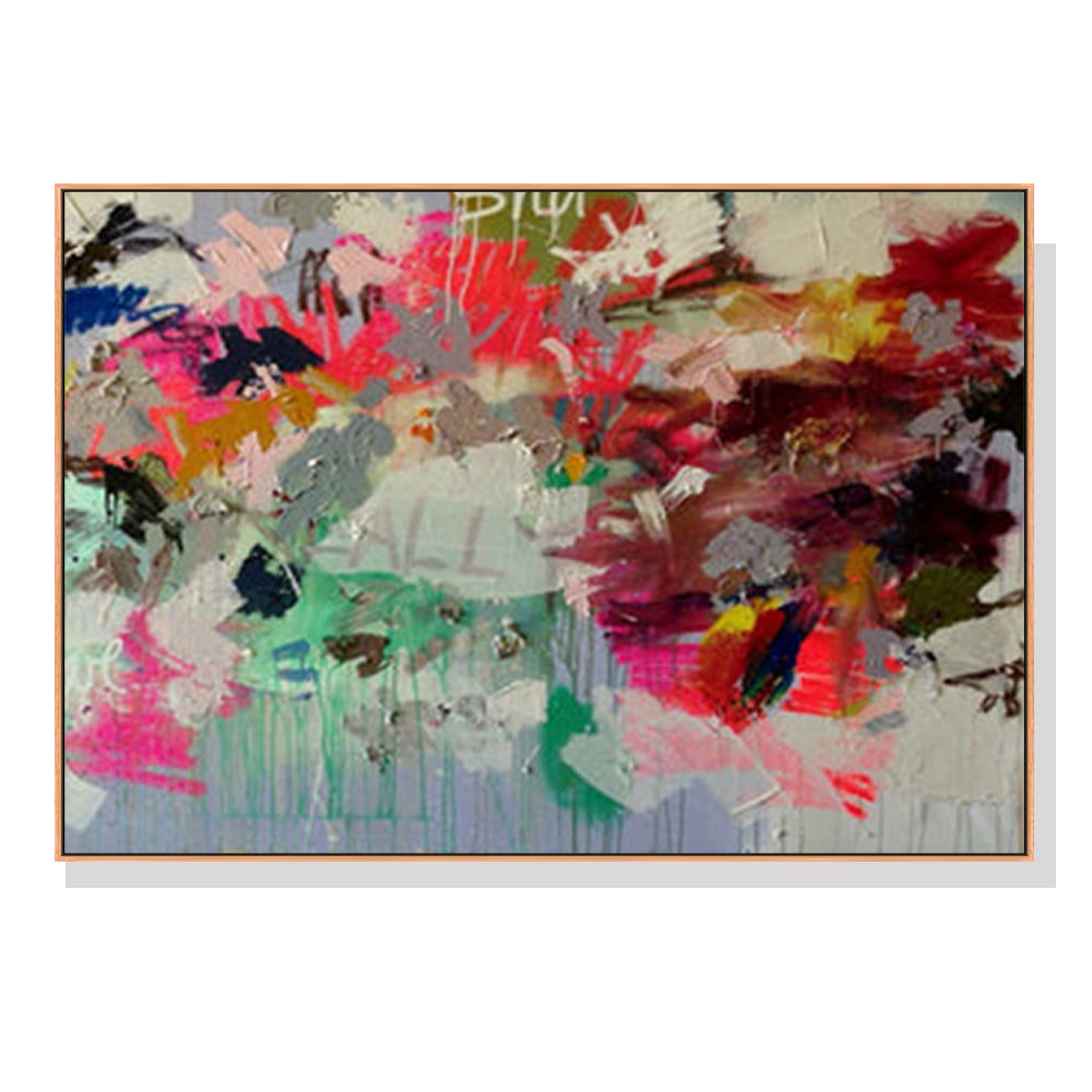 Canvas Wall Art 100cm x 150cm Abstract Design with Wood Frame