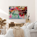 Canvas Wall Art 100cm x 150cm Abstract Design with Wood Frame