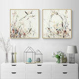 Framed Canvas Art - Afternoon Walk 2-Piece Set (70cm x 70cm) with Gold Frame