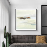 Atmospheric Edge Black Framed Canvas Art - 90cm x 90cm